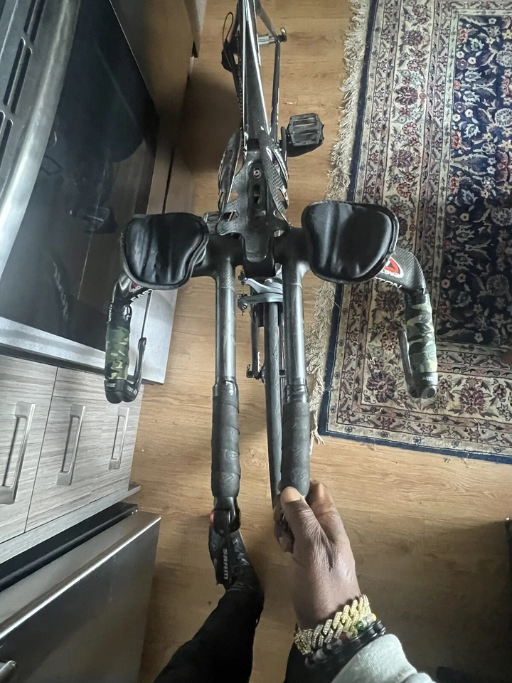 cuadro bicicleta contrarreloj + juego de ruedas Foto 3 de 4