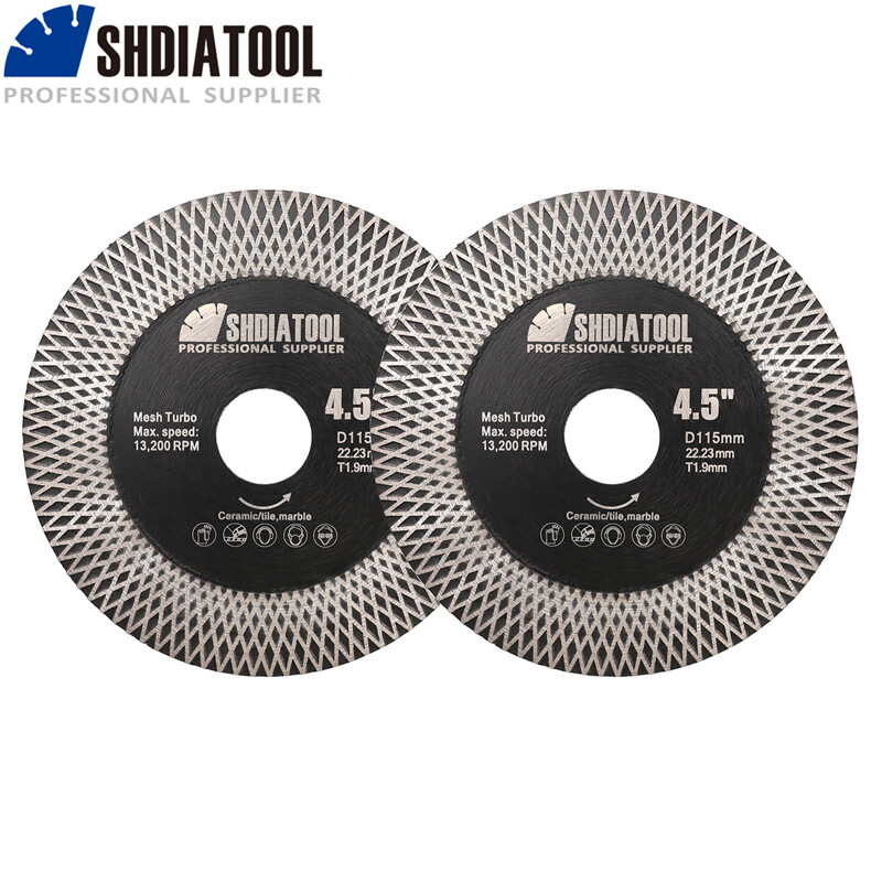 2pcs 41/2" Diamond Grinder Wheel Cutting Disc Mitre Blades Ceramic