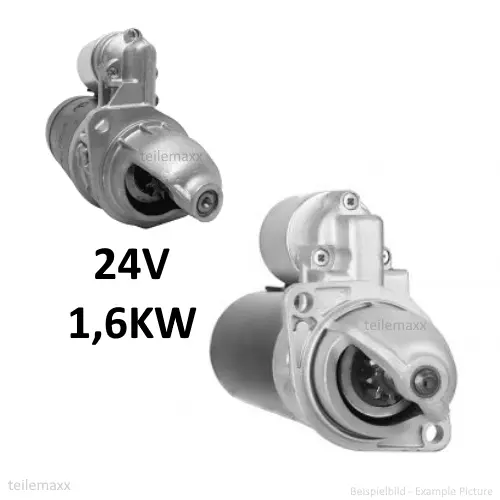 Démarreur 24V pour Lombardini 904 7LD740 Bertolini Khd 0001316006 58402720 Neuf - Photo 1/2