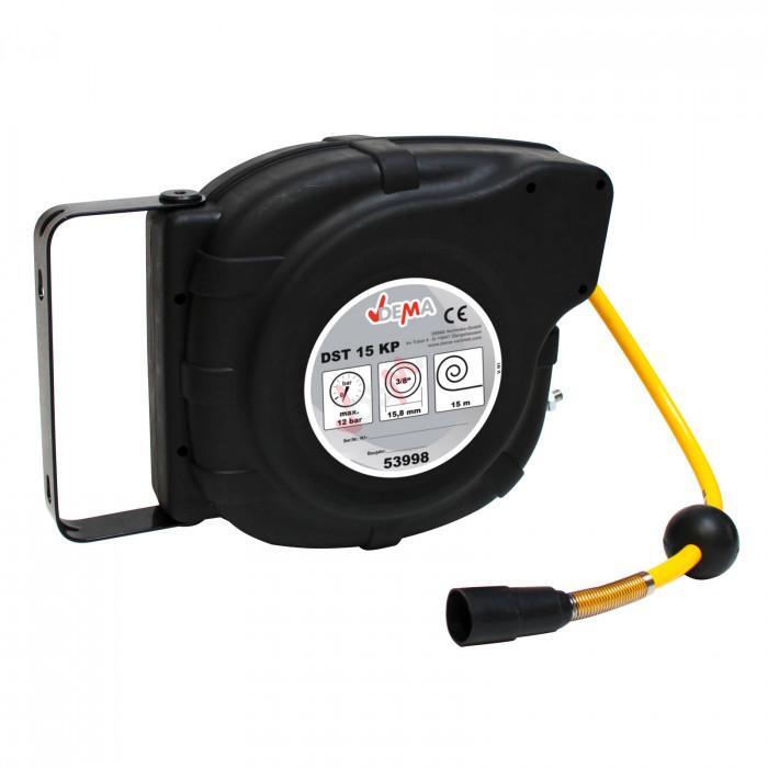 Enrouleur automatique tuyau pneumatique 15 m air comprimé mural D53998