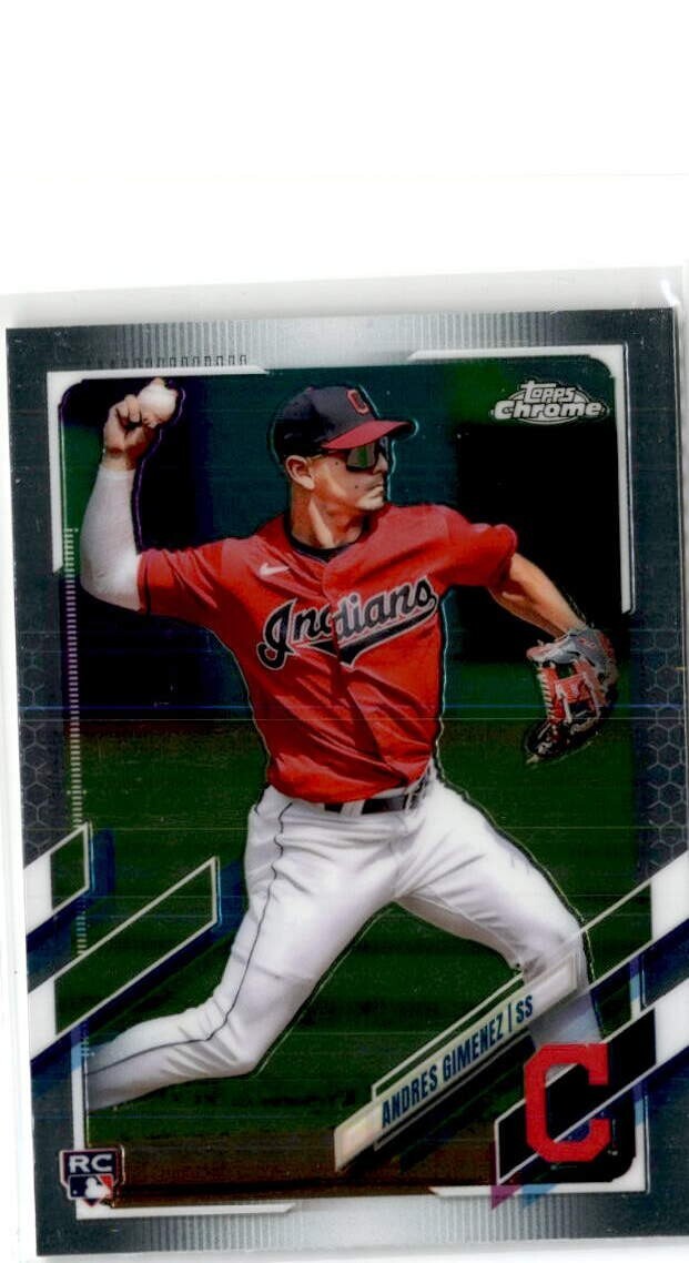 2021 Topps Chrome Update - #USC33 Andres Gimenez RC - Cleveland Indians