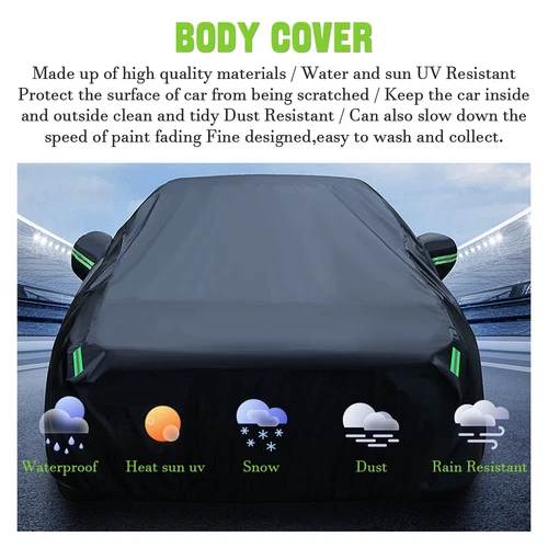 For Cadillac DeVille Car Cover Outdoor Sun Waterproof All Weather Protection - Bild 4 von 8