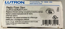 Lutron Radio Power Saver  Infrared Ceiling Occupancy Senser ULRF2-OCR2B-P-WH