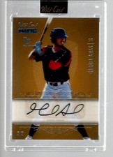 2024 Wild Card Matte Auto Base Rainbow Foil Gold #BCA-GA Gabriel Arias 2/2