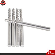 5 Pack 3/32" 4 Flute 3/8" LOC 1-1/2" Overall Length Carbide End Mill New