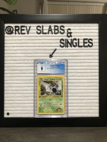 CGC 9 Koga’s Golbat 1st Edition Gym Challenge - Uncommon (46/132)