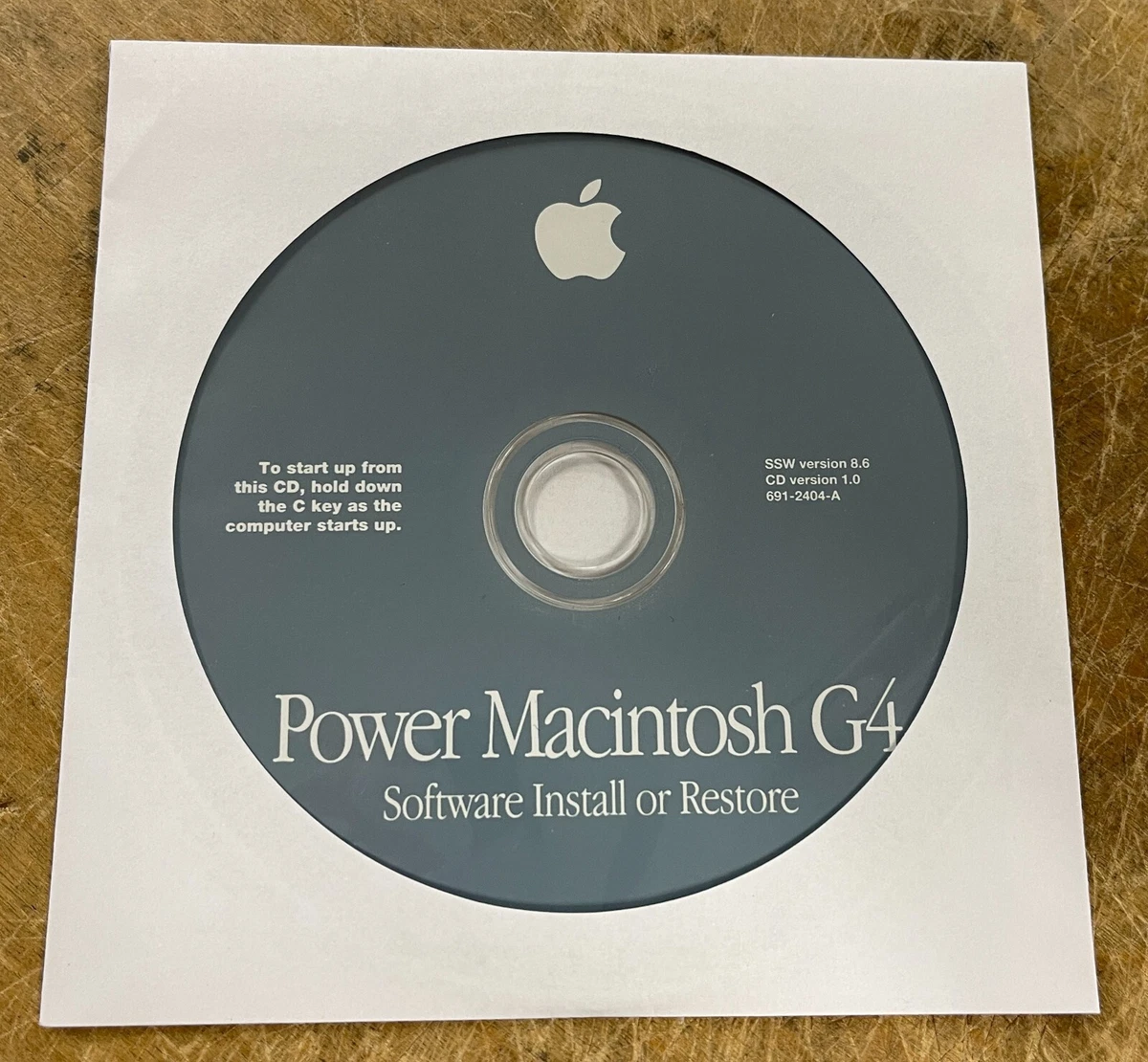 Apple Power Mac G4 PCI Graphics OS9.0 Software Install or Restore