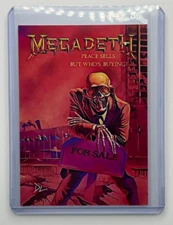 Megadeth Limited Edition Artist Signed “Peace Sells…” Trading Card 7/10