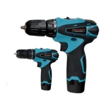 Kit Trapano e Avvitatore Set Chiavi 18V Trapani Cb1280t Avvita Svita Valigia - Miniatura 2
