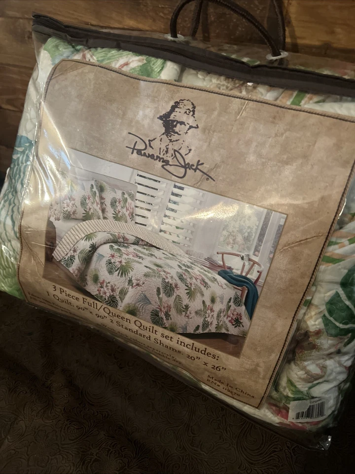 Nuevo Juego de Edredón Panama Jack Signature Collection Completo/Queen 3 piezas Foto 3 de 3