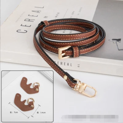 MARKENLOS Crossbody-Taschen Zubehör Hängende Schnalle Echtes Leder armband For Longchamp D