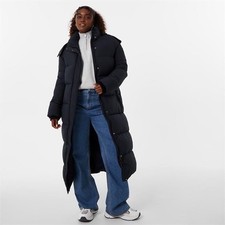 Jack Wills Longline Puffer Coat Ladies Size 10 New