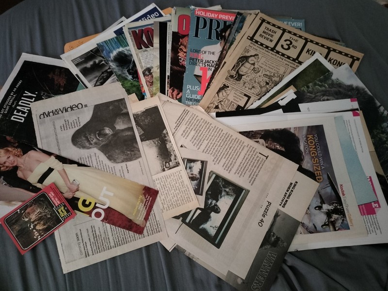 King Kong movies 3/4 pound clippings lot naomi watts jessica lange