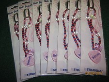 20 NEW Hair Beads "BRITTNEY" Hair Beads PINK Stravina / Beadz Children 4 Up