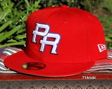 Puerto Rico WBC World Baseball Classic Fitted Hat New Era 59FIFTY Red