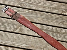 Devoucoux Allure Brown/Brown Padded Hunter English Girth - 52"-130cm -Light Use!