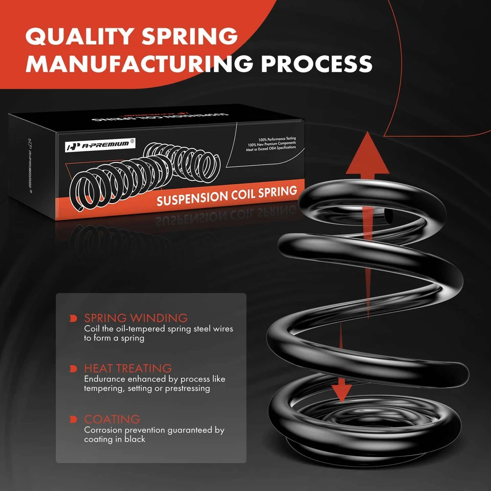 4x Novas Molas helicoidais dianteiras e traseiras para Buick Rendezvous 02-07 Pontiac Aztek 02-05 - Imagem 2 de 4