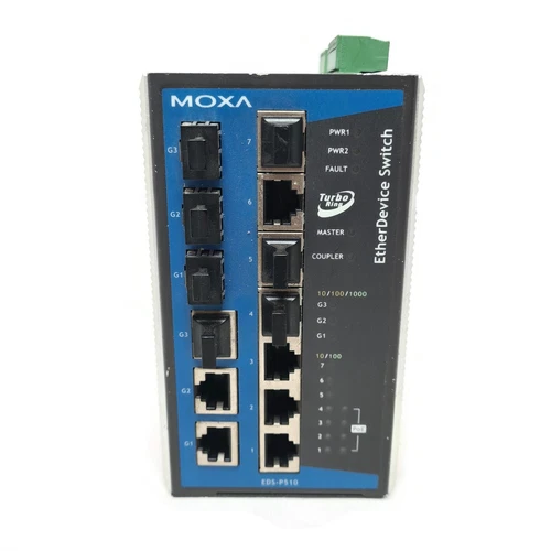 Moxa EDS-P510 7+3G-Port Ggbit PoE mngd Ethernet Switch. 4 poe port