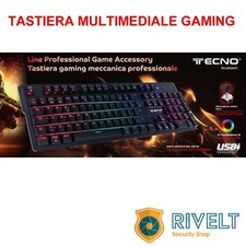 Tastiera gaming professionale con tasti retroilluminati Anti Ghosting LAYOUT Ita