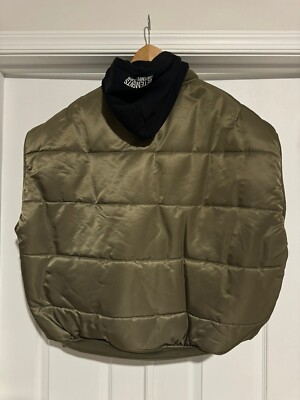 SS18 VETEMENTS x ALPHA INDUSTRIES OVERSIZED EMOJI BOMBER VEST W