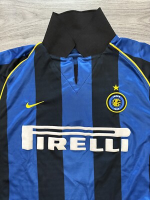 Nike Internazionale Inter Milan #3 Kallon Football Shirt Jersey