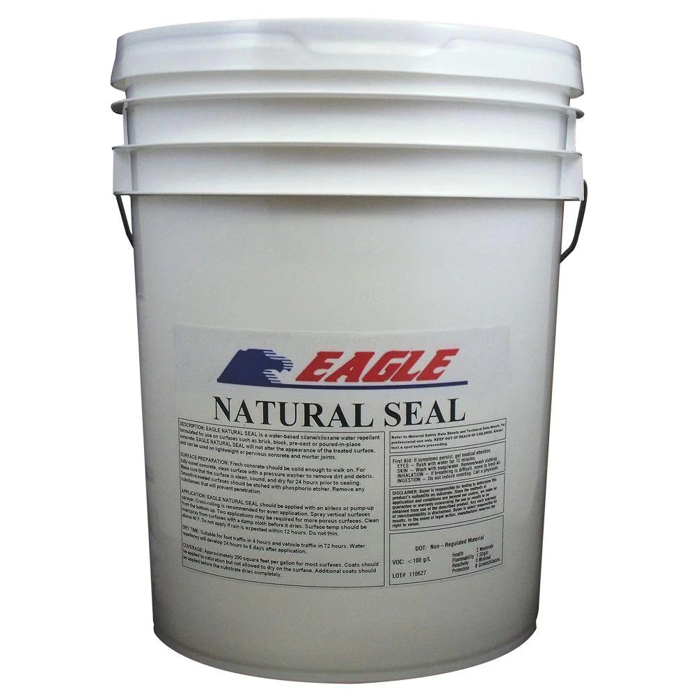 Natural 5 Gal Seal Penetrating Clear Water-Based Concrete Masonry Water Sealer