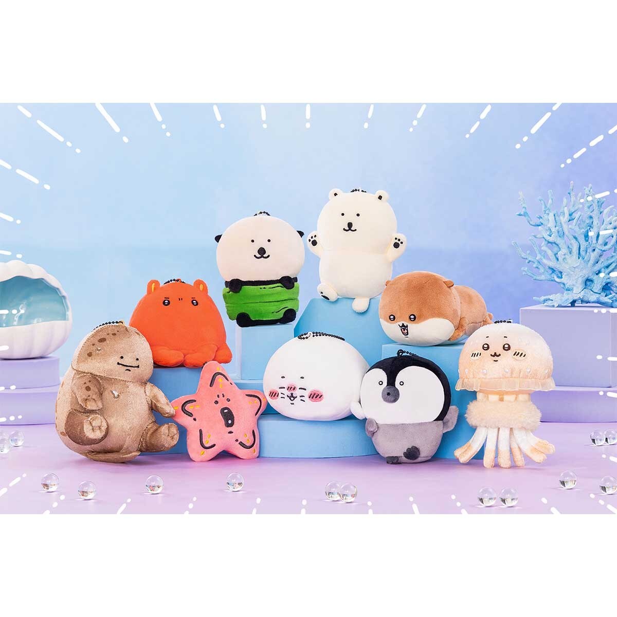 Nagano Aquarium Seal Mascot Plush Chain 10cm toy Nagano Characters