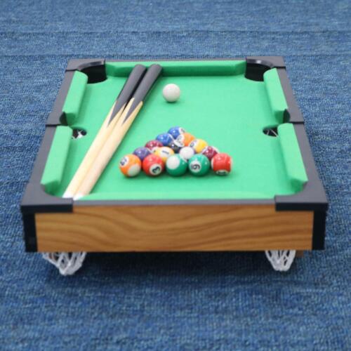 Snooker Home Play Game Set Cues Mini Table pool Toy Travel Adults Kids