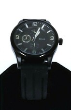 NEW RELIC BLACK TONE SILICONE BAND MULTI DIAL,DATE MEN'S WATCH ZR15554