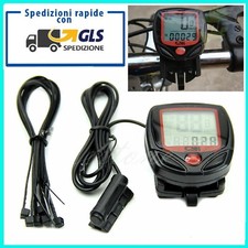 CONTACHILOMETRI TACHIMETRO DA BICI BICICLETTA DIGITALE IMPERMEABILE CONTA KM MTB