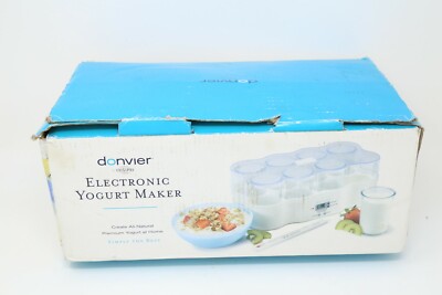 Cuisipro Donvier Electronic Yogurt Maker - New Open Box