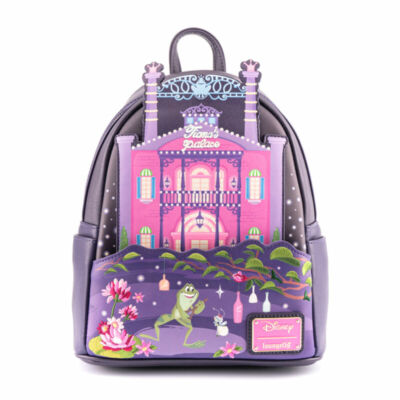 RUCKSACK LOUNGEFLY DISNEY PRINZESSIN UND DER FROSCH TIANA'S PALACE MINI RUCKSACK