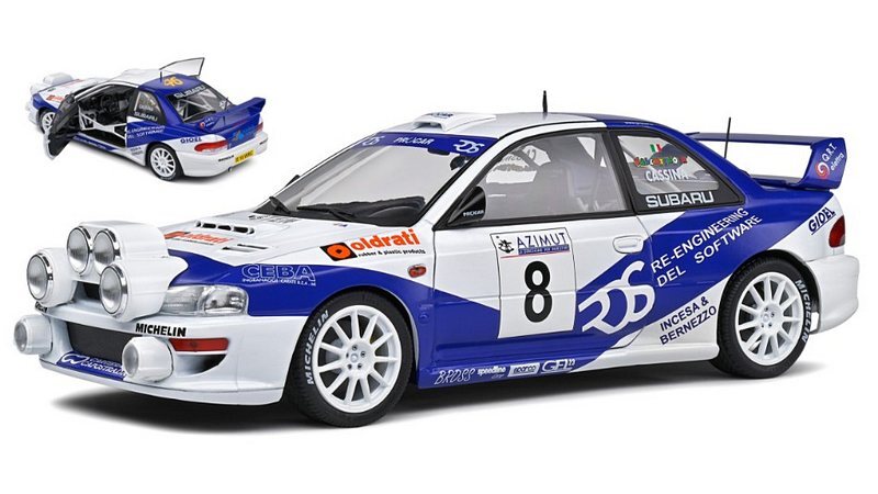 Subaru Impreza WRC99 Rally Monza 2000 Rossi-Cassina 1:18 Solido 1807403
