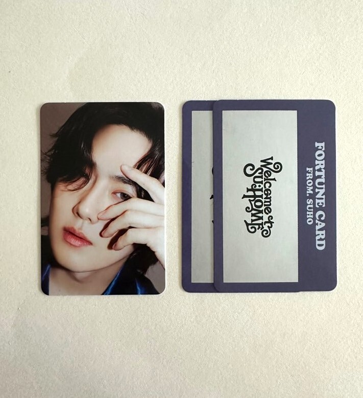 EXO SUHO Concert Welcome to SU:HOME Official MD Trading Photocard