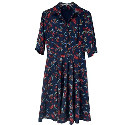 eshakti shirt dress Black Cotton Fit and Flare Buttoned Shirt Dress, EShakti. Medium