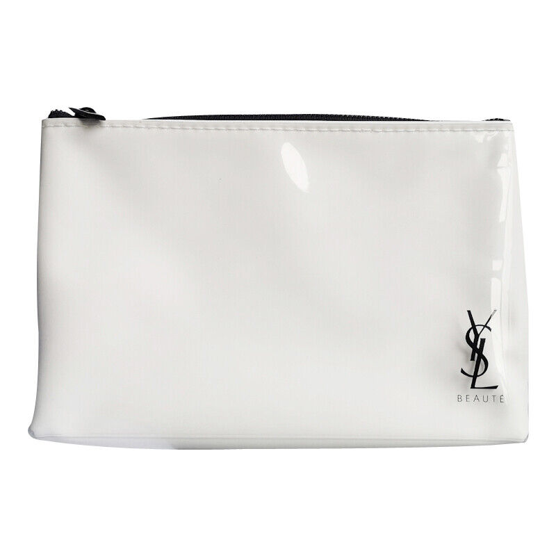YSL Beauty White Waterproof Makeup Cosmetics Brush Bag / Pouch / Clutch /  Case