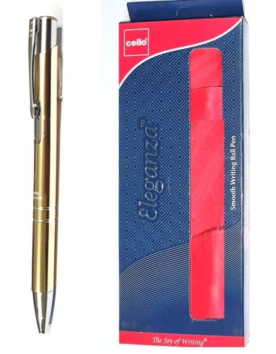 Metal Pen Cello Butterflow Elegance Ball Pen 2x Cello Butterflow