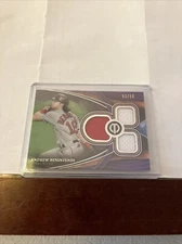 2018 Topps Tribute Andrew Benintendi Purple Triple Relic 50/50 TTR-AB