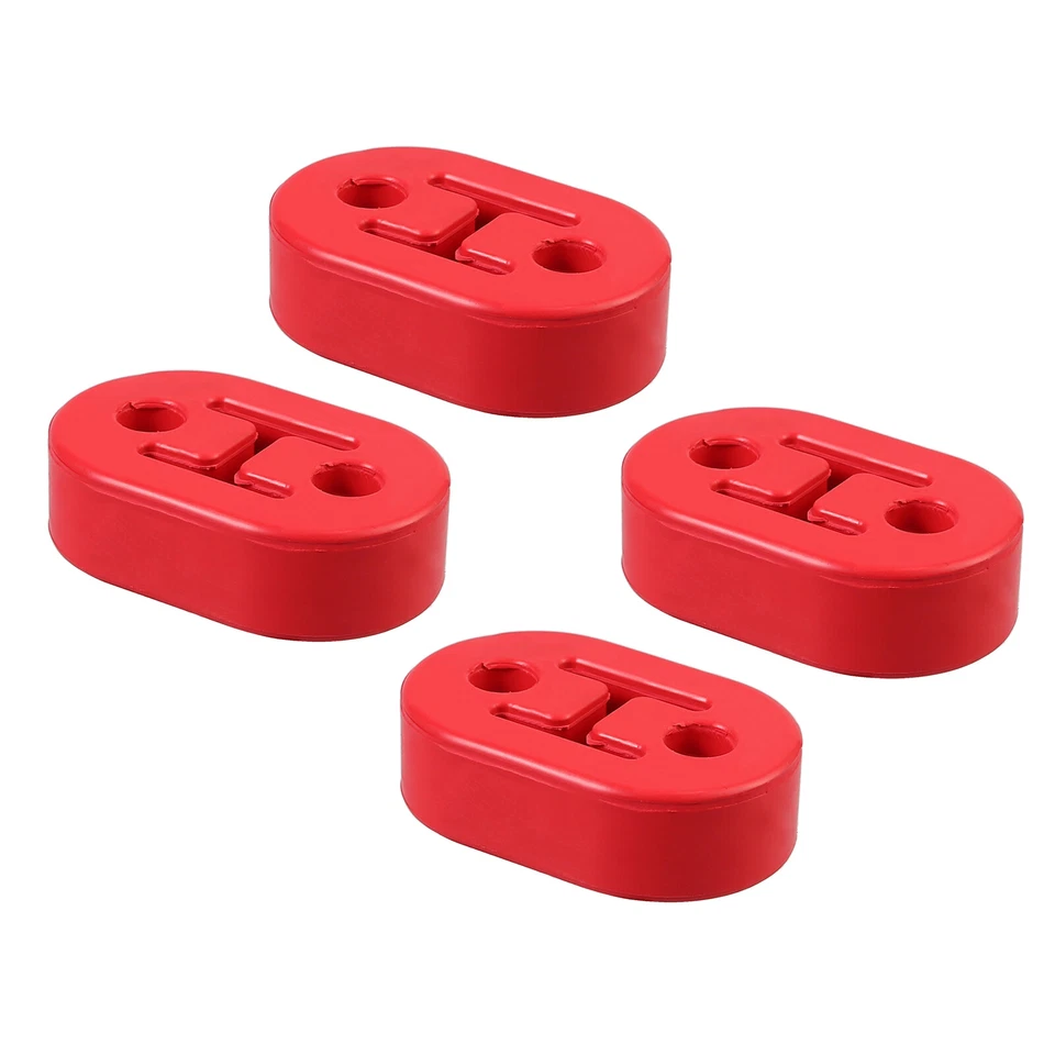 4 Piezas Rojo Universal Resistente Escape Goma Colgador Soporte Soportes 11mm 2Agujeros Foto 2 de 4