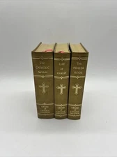 Library Of Catholic Devotion Set Of 3 Catholic Missal/Life Of Christ/Prayer Book