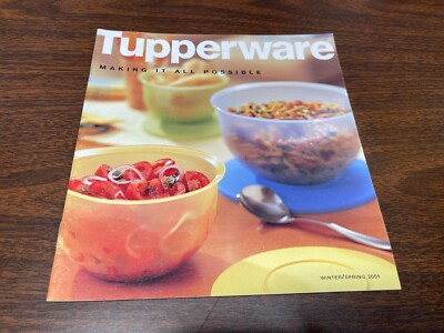 2001 Winter Spring Tupperware Catalog Brochure Booklet Home Parties | eBay