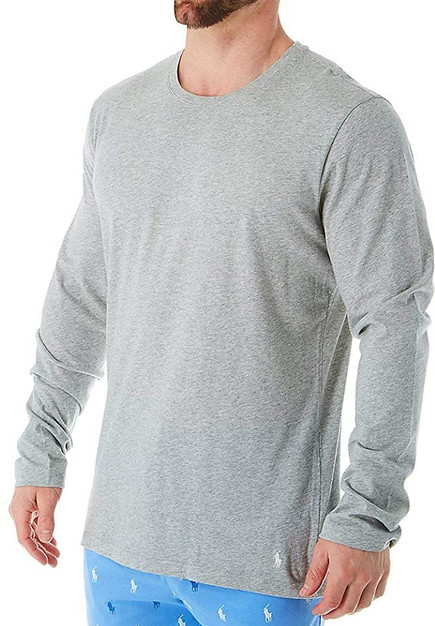 Polo Ralph Lauren Enzyme Washed Long Sleeve Crew Andover Heather SM 4990₽