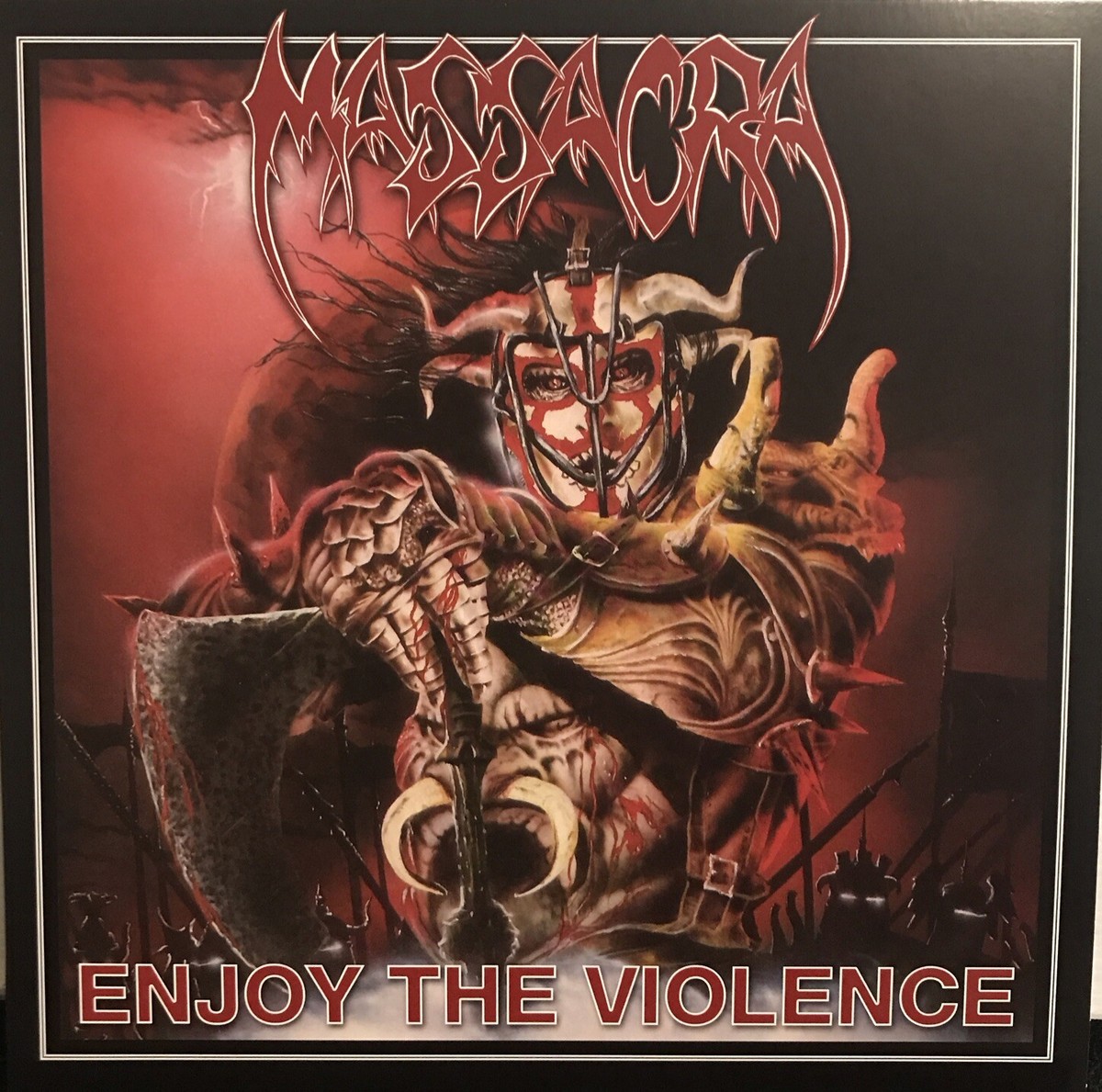 Massacra - Enjoy The Violence LP 2024 Osmose Productions [Red