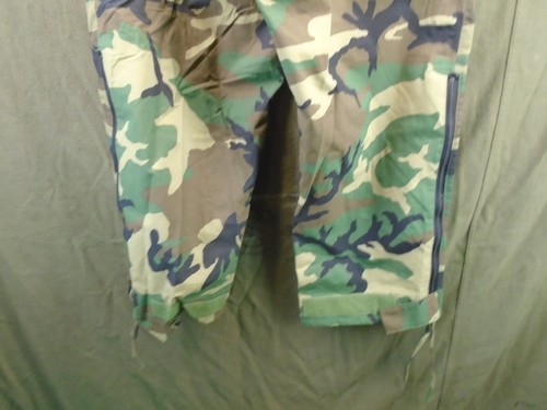 Pantalones militares estadounidenses USMC Goretex clima frío húmedo BDU grandes regulares 1997 238-K - Imagen 9 de 12