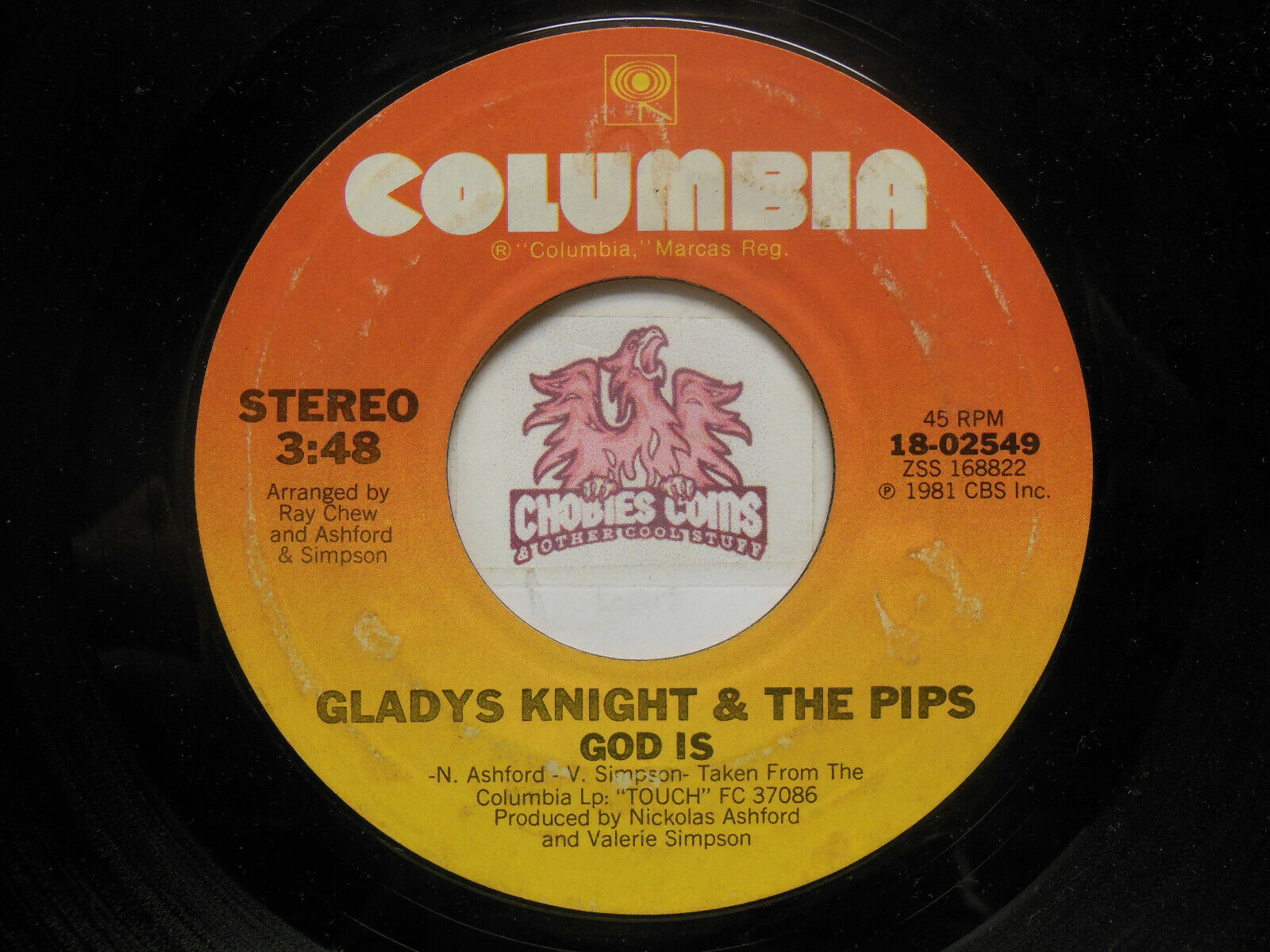 Gladys Knight & Pips: I Will Fight / God Is, 45 RPM G+ (NA) 