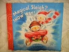Hallmark Magical Sleigh Snow Way By Diana Manning Hardcover Book New