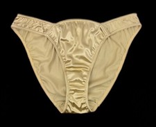Satin Bikini Panty Beige L
