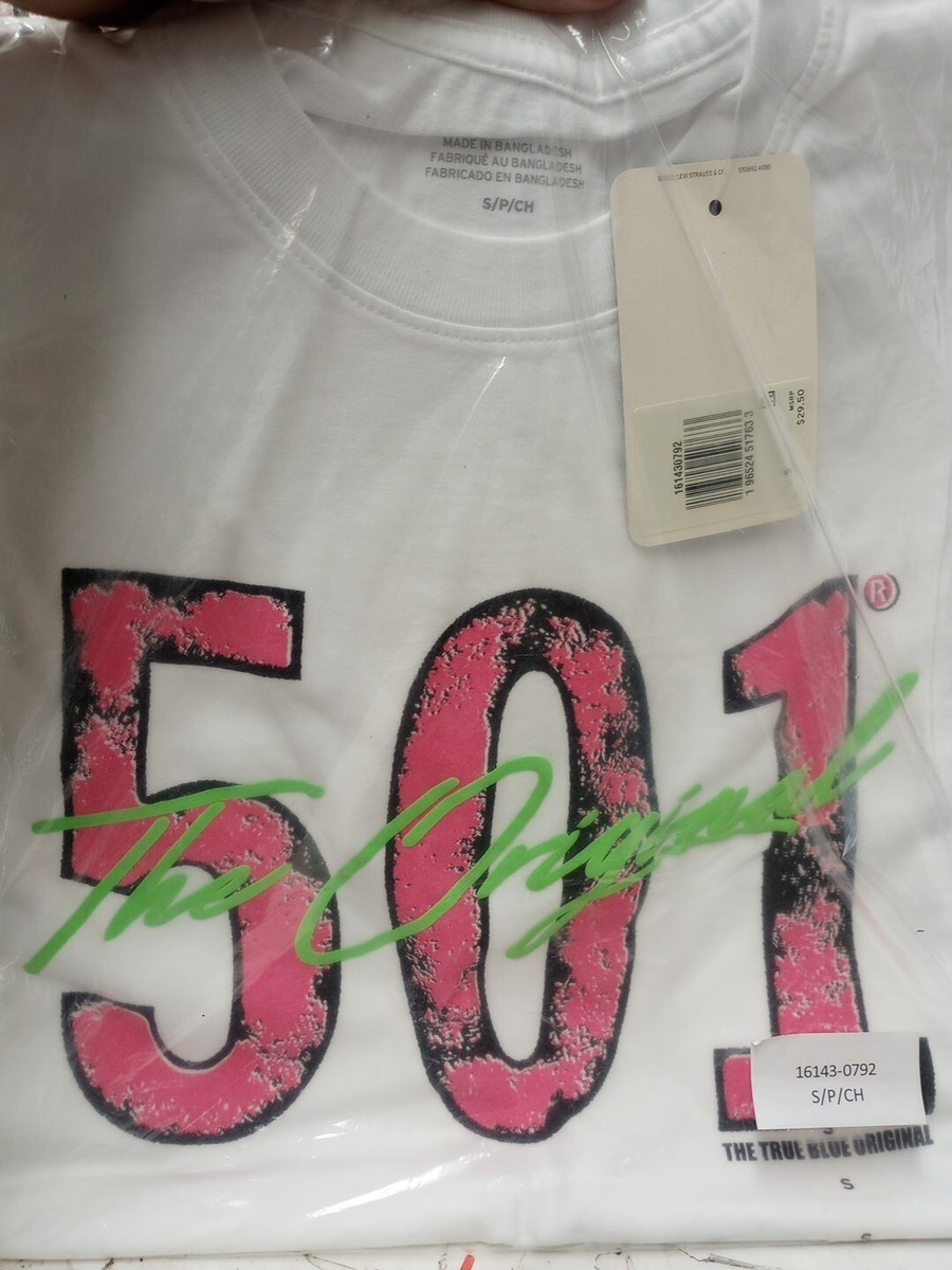 truth様 Levi's 501 The Original Shirt NEW Men S White Short Sleeve T