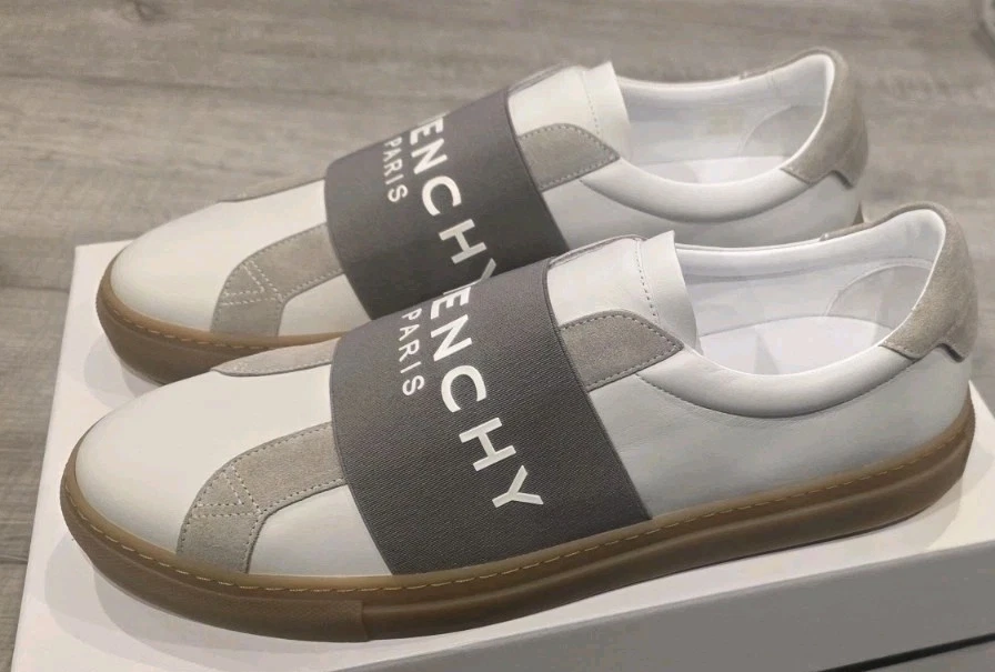 Givenchy — Givenchy Men's Urban Street Grey White Low-Top Sneakers, Size 13US (46EUR)