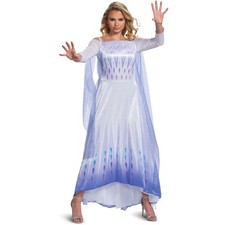 Disfraz Reina de las Nieves Elsa Deluxe Adulto Disfraz Vestido 104159 Frozen 2